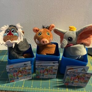 3 Disney Cutie Cuffs- Dumbo, Rafiki, Pumbaa